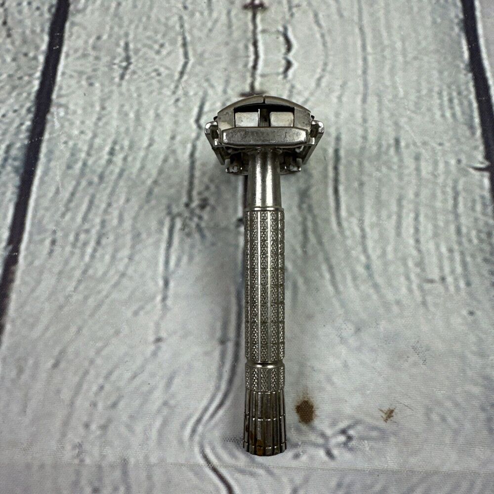 VINTAGE‎ Gillette Safety Razor With Blade - Picture 2 of 9